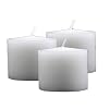 10 Hour White Unscented Votive Candles (Box of 72)
