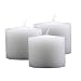 10 Hour White Unscented Votive Candles (Box of 72)