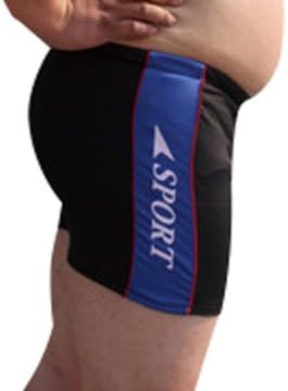 Wantdo Swimwear Trunks Shorts Tie Elastic Briefs(Blue,Xx-Large)