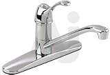 Gerber Allerton Series 40150 Single Handle Kitchen Cast Spout Faucet with 9-1 16 Spout... by Gerber