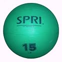 Spri Green 15lb Xerball Medicine Ball