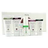 Perfect Shaving Kit: Facial Scrub + Shave Cream + Shaving Oil + Aftershave Balm + Eye Gel + Cleansing Gel - 6pcs Ren