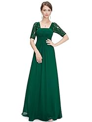 Lace Elbow Length Sleeves Bandage Dress/Evening Dress 