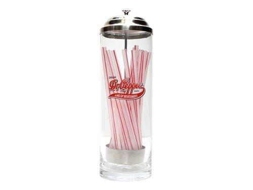 31I5jq5kX8L Dr Pepper Soda Drinking Straw Dispenser Holder   11 Inches Tall