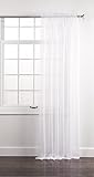 Stylemaster Elegance 60 by 108-Inch Sheer Voile Panel, White
