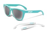 Oakley Frogskin Matte Turquoise/ White w/ Grey 03-217