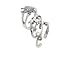 Set of Three Sterling Silver Sea Life Toe Rings