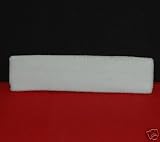 Kitchen & Housewares : HEAD SWEAT BAND- WHITE - 2" WIDE - SPORTS - AEROBICS - CYCLING