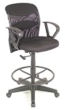 Salambro Mash Fabric Manager's Chair Hige back Black