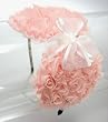 Gothic Lolita Harajuku Dolly Pink Tulle Flower Headband