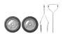 Mantis Tiller Wheel Set 9222-00-02