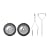 Mantis Tiller Wheel Set #9222-00-02