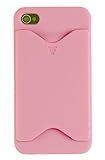 Light Pink Credit Card ID Case for Apple iPhone 4 (Fits AT&T & Verizon Mode ....