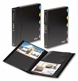 Eligo Photo Album Polypropylene with Colour-coded Tabs Capacity 144 W189xH232mm Black Ref 15177