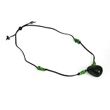 Tagua Nut Green Pendant Seeds of Change Pendant [Green/Black] -Fair Trade Gifts