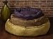 Big Shrimpy Nest Bed - Medium (Faux Suede/Walnut)
