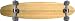 MOOSE Complete Longboard BAMBOO KICKTAIL 70mm Wheels