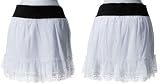 XOXO Cotton and Lace Skirt