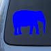 ELEPHANT - African Animal - Vinyl Car Decal Sticker #1703 | Vinyl Color: Blue