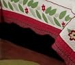 Lady Bug Yard Queen Bed Skirt