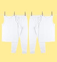 2 Sleeveless Vests & 2 Long Johns Set