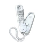 Uniden Slim1100 Slimline Corded Phone, white, one phone