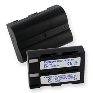 7.4v 1500 mAh Black Digital Camera Battery for Konica Minolta NP-400