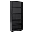 Essentials Bookcase Wood Composite - Black (72")