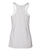 Next Level Apparel 6733 Girl Tri-Blend Racerback Tank - Heather White, Medium