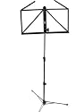 Folding sheet music stand with carry bag