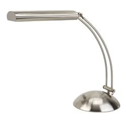 Verilux Modern Deluxe Full Spectrum Desk Lamp, Brushed Steel