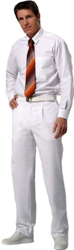 Hiza® Herrenhose mit Stretchbund - weiß