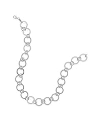 16" Large Ring Link Necklace Size = 16