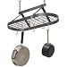 Pot Rack - Classic Oval with Grid by Enclume - DR4 (Gun Metal Gray) (32"L X 15"W X 10"H)