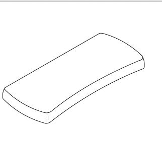 kohler 85407-96 cover, tank, one-piece, biscuit