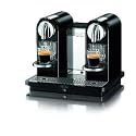 DeLonghi EN 325 B Nespressosystem Citiz als Tower mit zwei separat regelbaren Ausl&auml;ufen 19 bar Flow Stop, black