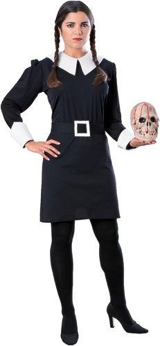 Click here to buy Adult Wednesday Costume by Rubies.