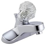 Delta 522 Classic Polished Chrome Single Handle Bathroom Faucet