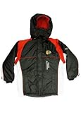 Chicago Blackhawks Black Poly Okford Full Zip Jacket w/ Detachable Hood