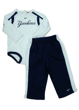 New York Yankees MLB Long Sleeve Creeper Set
