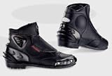Exustar Black Leather Rubber Sole Mens Slick Sport Touring Street Boots – Frontiercycle (Free U.S. Shipping) (33)