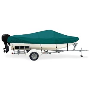 Taylor Made Products Trailerite Semi-Custom Boat Cover for Modified Tri-Hull Boats with Inboard Outboard Motor by