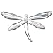 Swarovski Crystal Adiora Dragonfly Pin