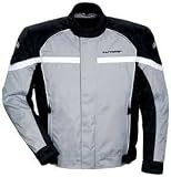 TOURMASTER/CORTECH JETT 2 MOTORCYCLE JACKET SILVER/BLACK