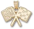 Chevy Corvette C2 Logo 1/2" Charm/Pendant -14K/10K, Stainless Steel or Gold Plated