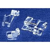 Curve Master Presser Foot - plastic snap on foot with universal adapters fits most sewing machines