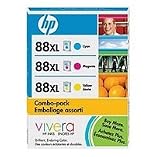 HP 88XL Ink Cartridge 3-Pack Color for HP Officejet Pro Models (Genuine HP Ink) - for models: K550, K5400, K8600, L7480, L7550, L7580, L7590, L7650, L7680, L7750, L7780