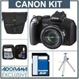 Canon PowerShot SX1 IS Digital Camera Kit - Refurbished - with 4GB SD Memor ....
