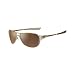 Oakley Women's Restless Gretchen Bleiler Signature Sunglasses,Polished Gold Frame/VR50 Brown Lens,one size