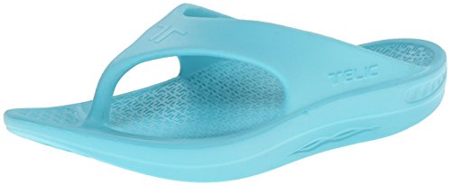 Telic Unisex Flip Flop, Aqua, 9 B(M) US WOMEN/8 D(M) US MEN